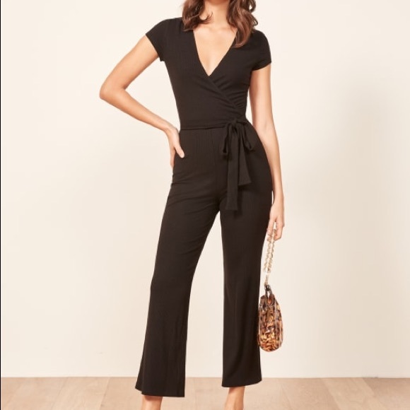 Reformation Dresses & Skirts - Reformation Rossi Black Jumpsuit NWT